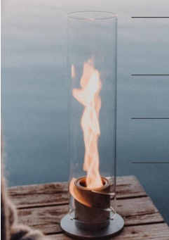 round tabletop stove