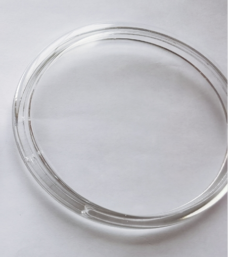 Molded water meter glass