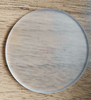 Frosted glass cover with etched surface for LED inground/underground light