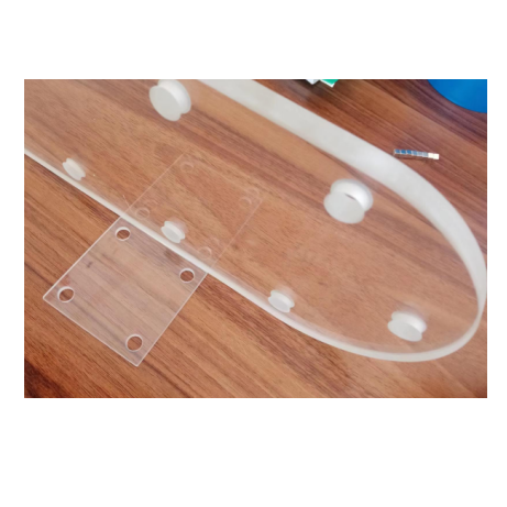 Borosilicate glass with holes
